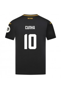 Wolves Matheus Cunha #10 Voetbaltruitje Uit tenue 2024-25 Korte Mouw